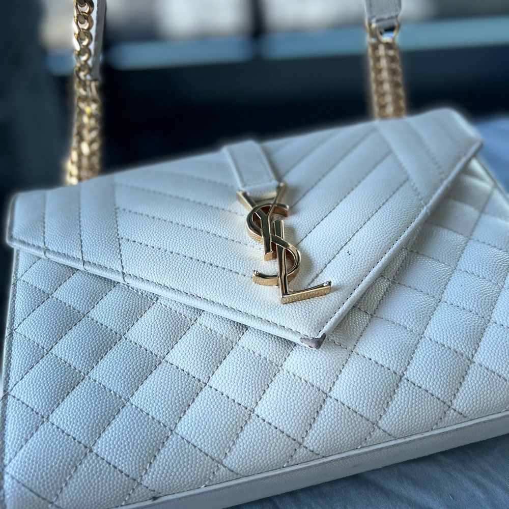 Cream color ysl bag